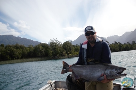 Fotos da pesca esportiva em Chaiten no Chile